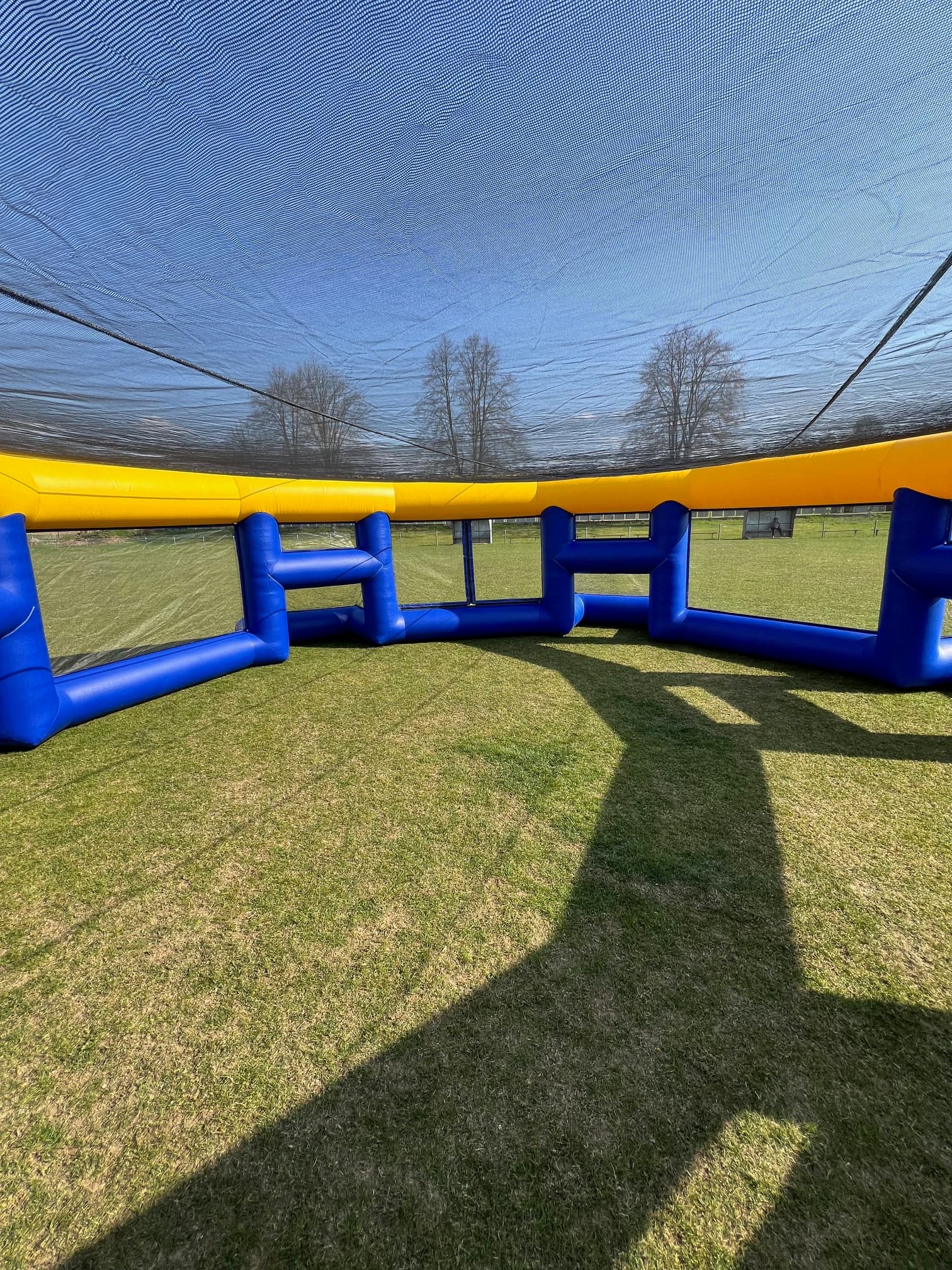 Nafukovacia futbalová aréna - pohľad 1