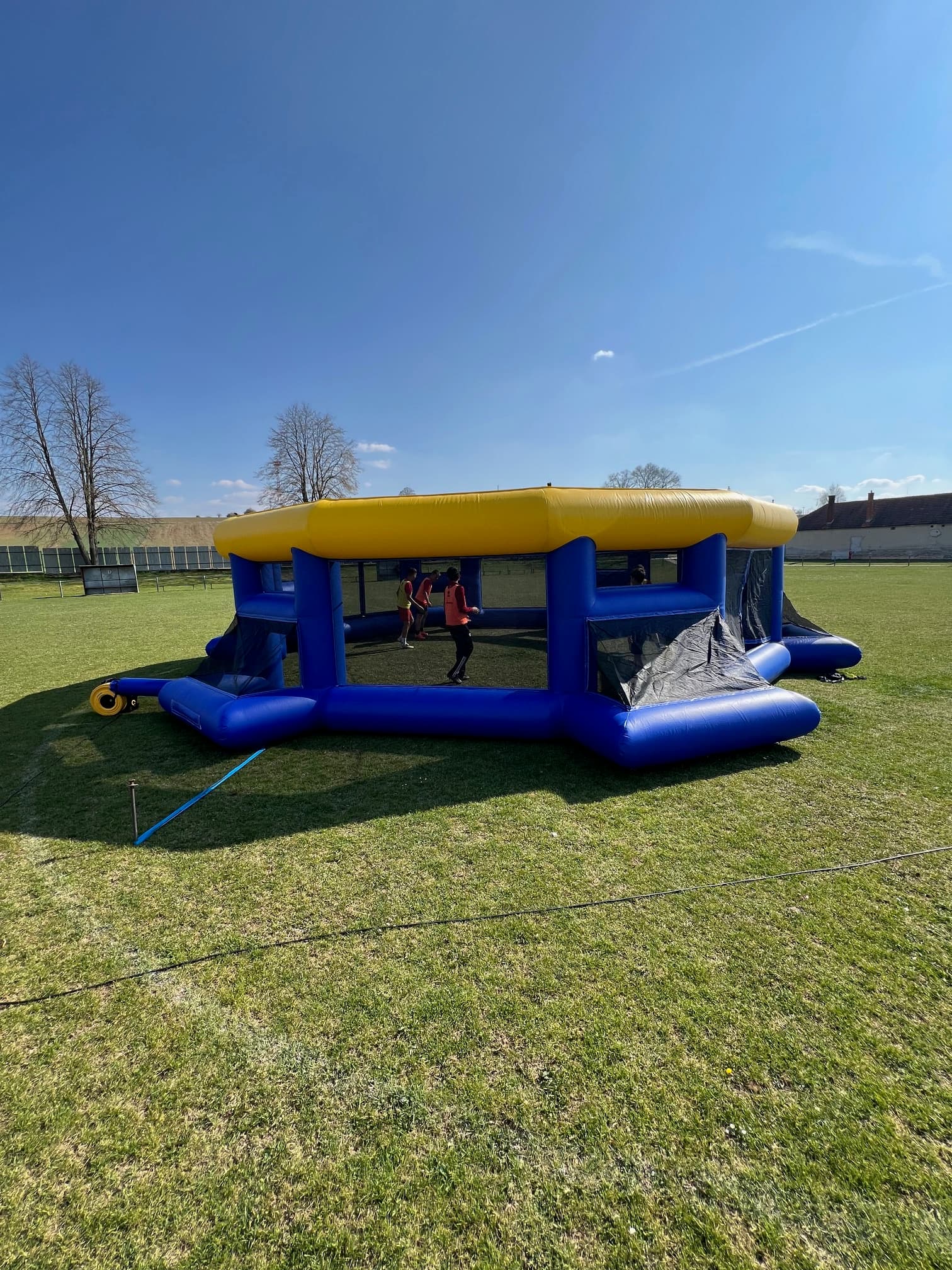 Nafukovacia futbalová aréna - pohľad 2