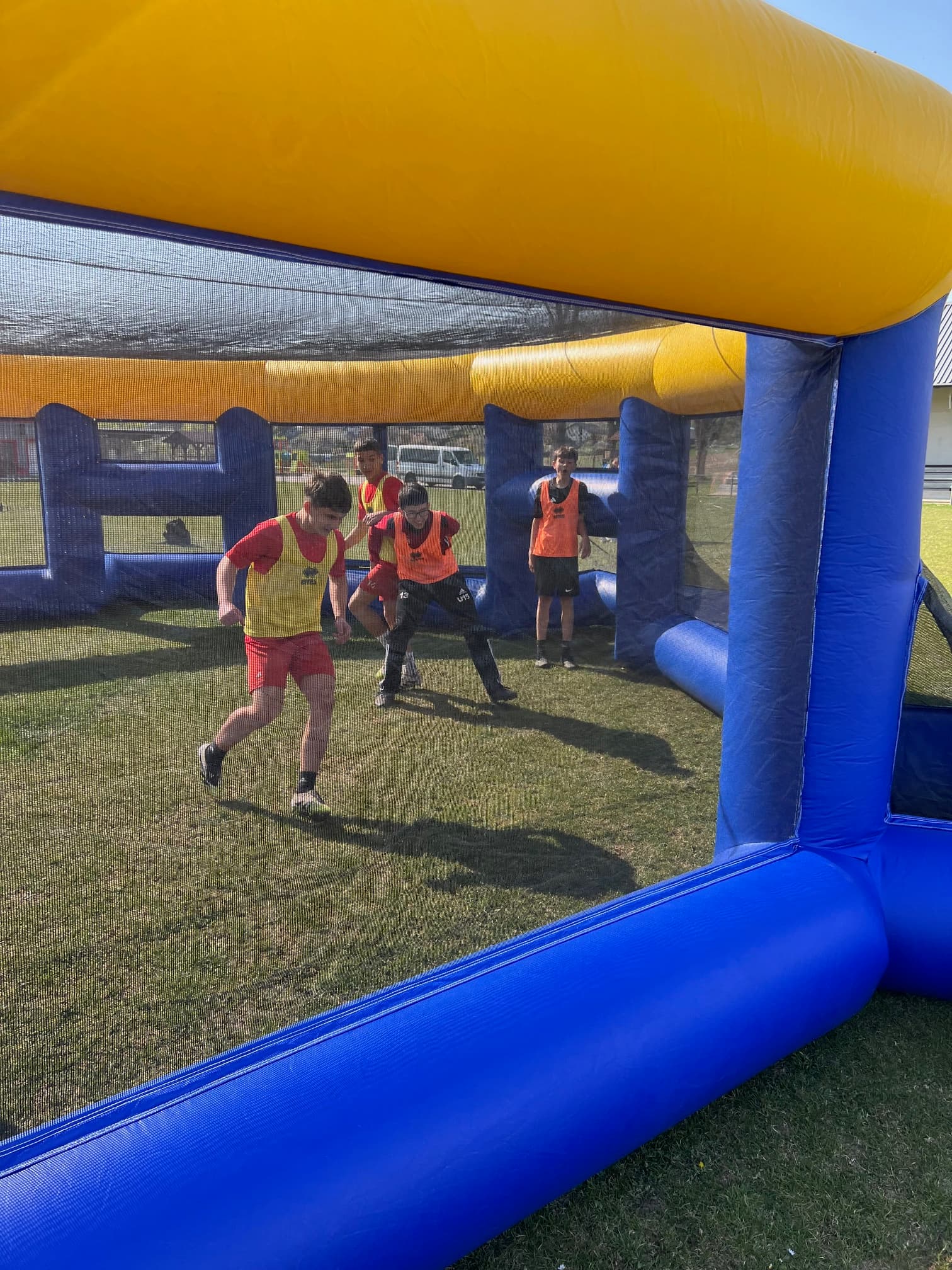 Nafukovacia futbalová aréna - pohľad 3